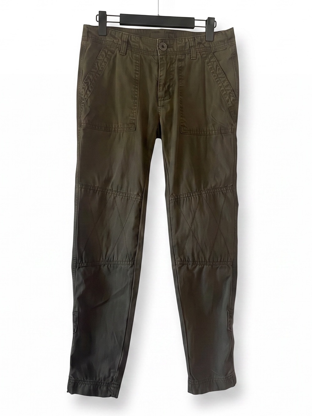 Free People  Olive Green Utility Skinny Cargo Pants